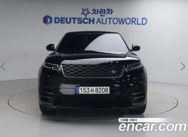 LAND ROVER RANGE ROVER VELAR 2018 — 129 609 км, чёрный, Корея — под ключ — фото 3