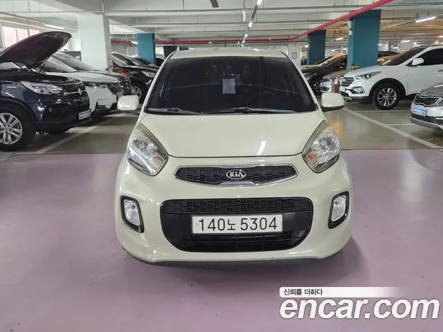 KIA MORNING 2016 — 95 000 км, белый-перламутр, Корея — под ключ — фото 2
