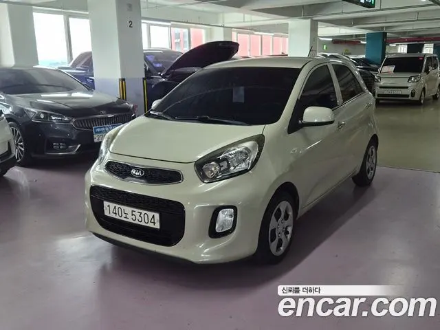 KIA MORNING 2016 — 95 000 км, белый-перламутр, Корея — под ключ — фото 12