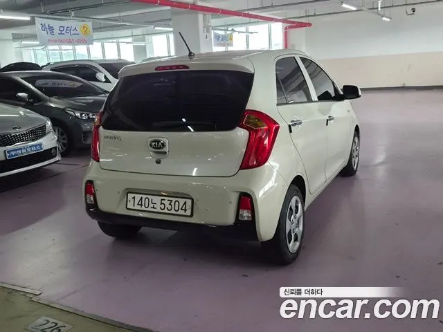 KIA MORNING 2016 — 95 000 км, белый-перламутр, Корея — под ключ — фото 5
