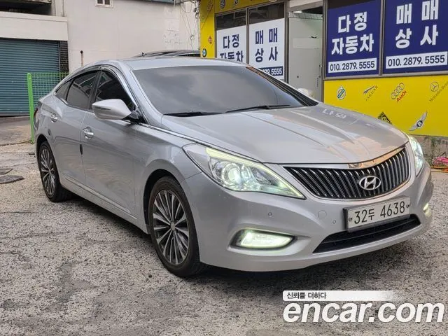 HYUNDAI GRANDEUR 2014 — 365 475 км, серебристый, Корея — под ключ — фото 5