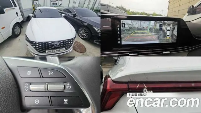 HYUNDAI GRANDEUR HYBRID 2020 — 69 000 км, белый, Корея — под ключ — фото 11