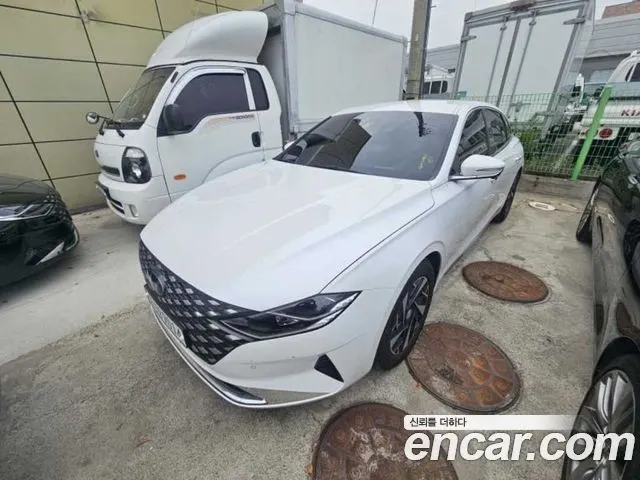 HYUNDAI GRANDEUR HYBRID 2020 — 69 000 км, белый, Корея — под ключ — фото 3