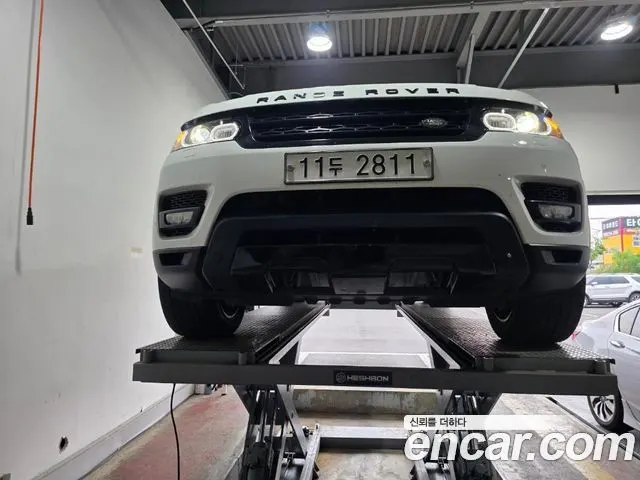 LAND ROVER RANGE ROVER SPORT 2015 — 205 959 км, белый, Корея — под ключ — фото 5