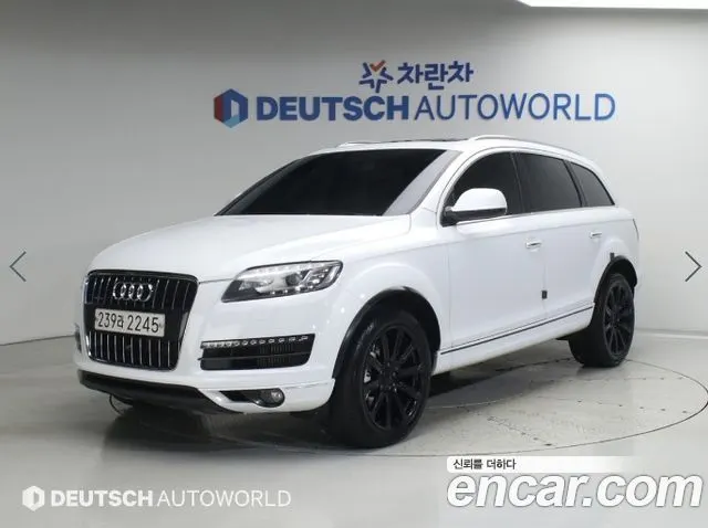 AUDI Q7 2015 — 159 130 км, белый, Корея — под ключ — фото 1
