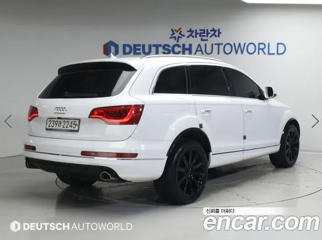 AUDI Q7 2015 — 159 130 км, белый, Корея — под ключ — фото 2