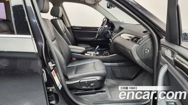 BMW X3 2015 — 87 255 км, чёрный, Корея — под ключ — фото 11