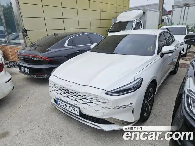 KIA K8 HYBRID 2022 — 82 000 км, белый, Корея — под ключ — фото 3