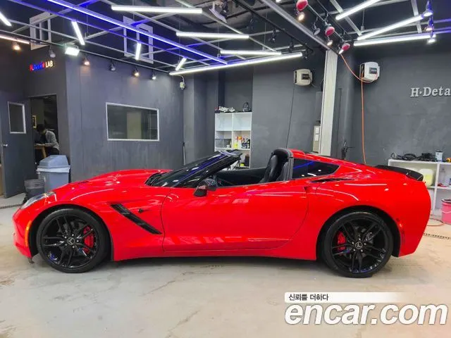 CHEVROLET CORVETTE 2015 — 78 000 км, красный, Корея — под ключ — фото 5