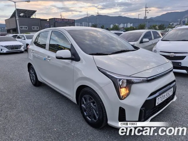 KIA MORNING 2025 — 14 100 км, белый-перламутр, Корея — под ключ — фото 2