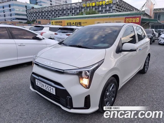 KIA MORNING 2025 — 14 100 км, белый-перламутр, Корея — под ключ — фото 3