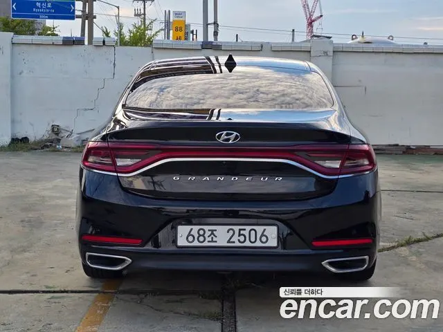 HYUNDAI GRANDEUR 2019 — 56 000 км, чёрный, Корея — под ключ — фото 4