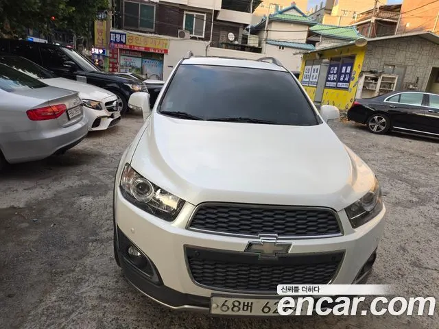 CHEVROLET CAPTIVA 2014 — 245 800 км, белый-перламутр, Корея — под ключ — фото 1