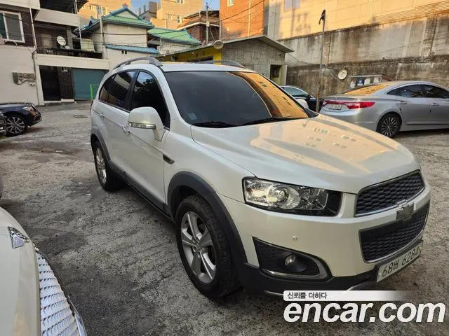 CHEVROLET CAPTIVA 2014 — 245 800 км, белый-перламутр, Корея — под ключ — фото 3