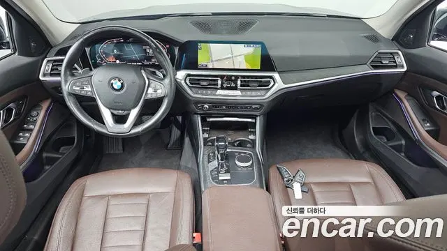 BMW 3 SERIES 2020 — 57 828 км, тёмно-зелёный, Корея — под ключ — фото 7