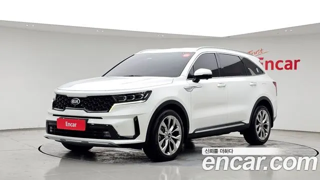 KIA SORENTO 2021 — 105 695 км, белый, Корея — под ключ — фото 1