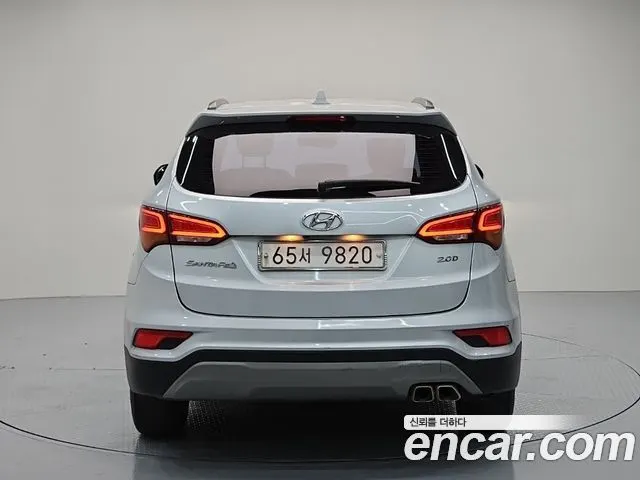 HYUNDAI SANTA FE 2018 — 92 855 км, серебристый, Корея — под ключ — фото 3
