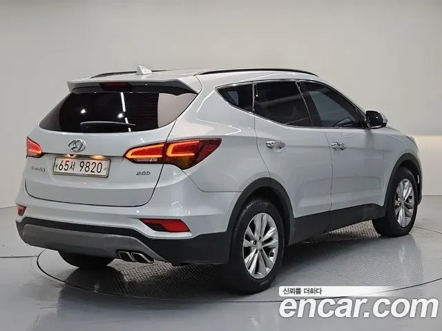 HYUNDAI SANTA FE 2018 — 92 855 км, серебристый, Корея — под ключ — фото 4