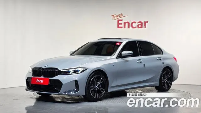 BMW 3 SERIES 2024 — 15 641 км, светло-серебристый, Корея — под ключ — фото 1