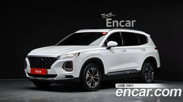 HYUNDAI SANTA FE 2020 — 110 751 км, белый, Корея — под ключ — фото 1