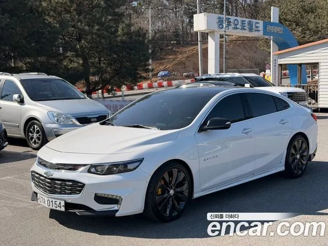 CHEVROLET MALIBU 2017 — 124 955 км, белый, Корея — под ключ — фото 1