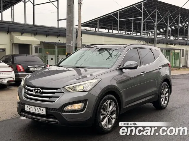 HYUNDAI SANTA FE 2013 — 144 295 км, серый, Корея — под ключ — фото 1