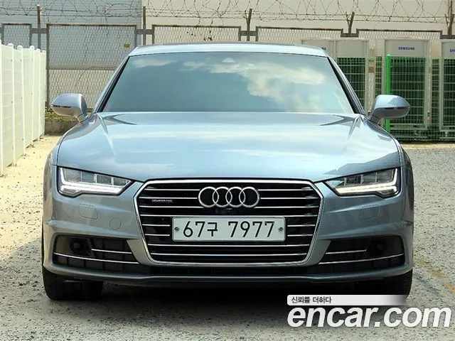 AUDI A7 2016 — 58 793 км, серебристо-серый, Корея — под ключ — фото 11