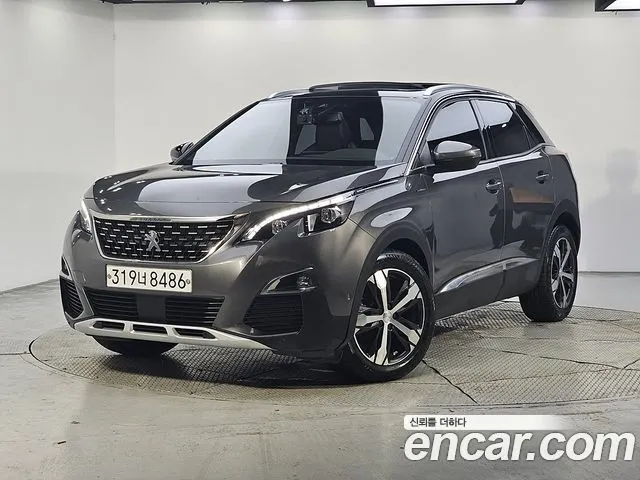 PEUGEOT 3008 2020 — 138 946 км, серый, Корея — под ключ — фото 1