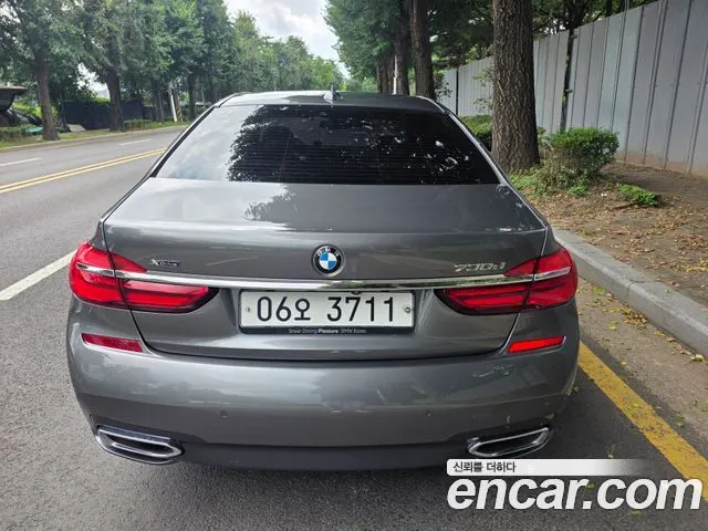 BMW 7 SERIES 2017 — 108 000 км, серебристо-серый, Корея — под ключ — фото 4