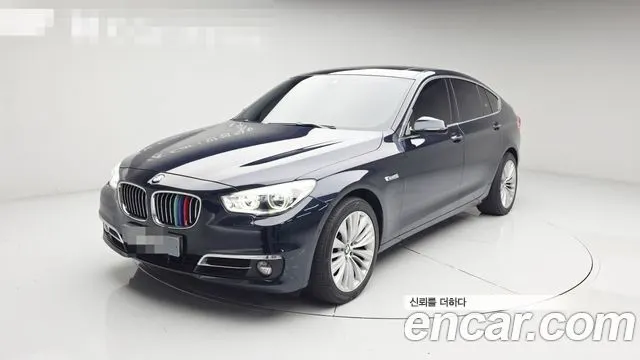 BMW 5 SERIES GT 2016 — 69 718 км, синий, Корея — под ключ — фото 1