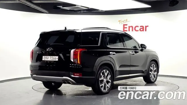 HYUNDAI PALISADE 2019 — 127 543 км, чёрный, Корея — под ключ — фото 2