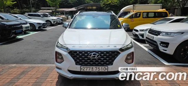 HYUNDAI SANTA FE 2020 — 64 375 км, белый-перламутр, Корея — под ключ — фото 3