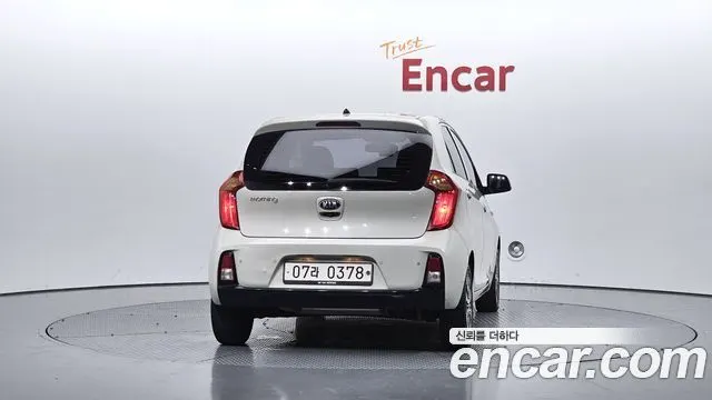 KIA MORNING 2016 — 74 105 км, белый-перламутр, Корея — под ключ — фото 4