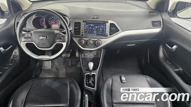 KIA MORNING 2016 — 74 105 км, белый-перламутр, Корея — под ключ — фото 7