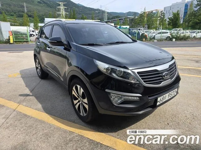 KIA SPORTAGE R 2013 — 225 199 км, чёрный, Корея — под ключ — фото 2
