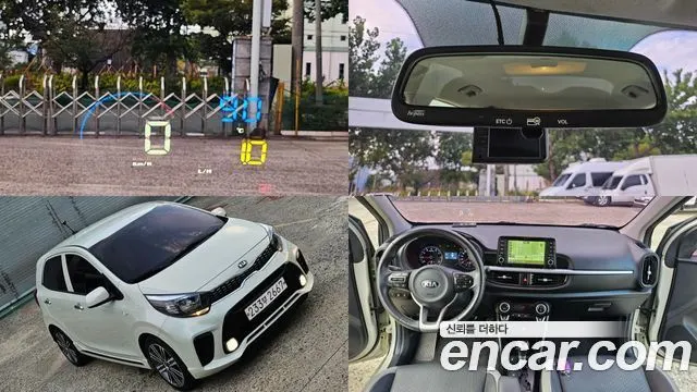 KIA MORNING 2018 — 41 253 км, белый-перламутр, Корея — под ключ — фото 1