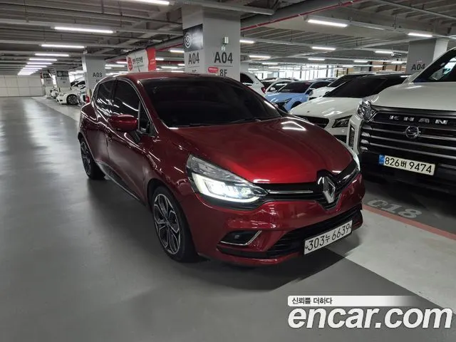 RENAULT KOREA CLIO 2019 — 42 000 км, красный, Корея — под ключ — фото 1