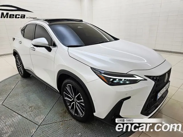 LEXUS NX350H 2025 — 7 302 км, белый, Корея — под ключ — фото 2