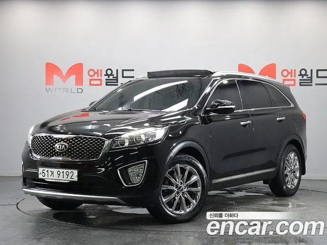 KIA SORENTO 2015 — 207 368 км, чёрный, Корея — под ключ — фото 1