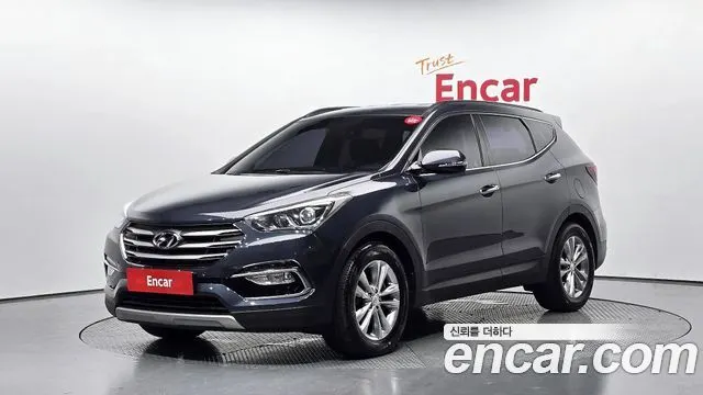 HYUNDAI SANTA FE 2016 — 159 776 км, синий, Корея — под ключ — фото 12