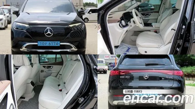 MERCEDES-BENZ EQE SUV X294 2023 — 62 529 км, чёрный, Корея — под ключ — фото 12