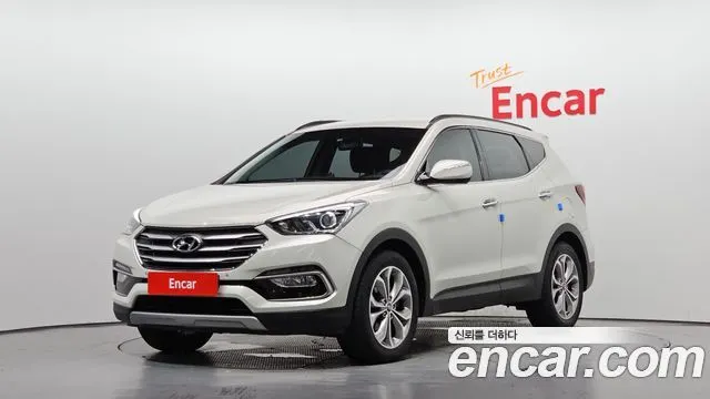 HYUNDAI SANTA FE 2013 — 154 099 км, белый-перламутр, Корея — под ключ — фото 1