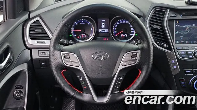 HYUNDAI SANTA FE 2013 — 154 099 км, белый-перламутр, Корея — под ключ — фото 12