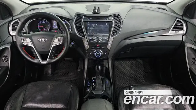 HYUNDAI SANTA FE 2013 — 154 099 км, белый-перламутр, Корея — под ключ — фото 7