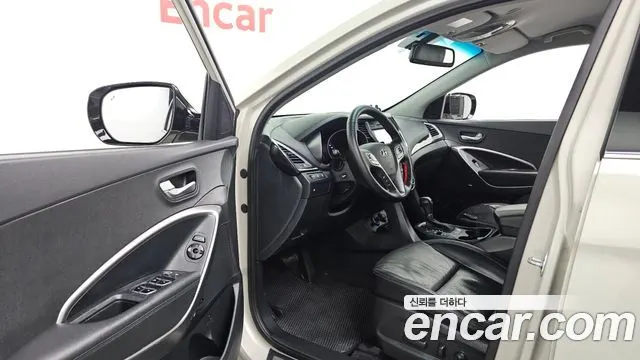 HYUNDAI SANTA FE 2013 — 154 099 км, белый-перламутр, Корея — под ключ — фото 10