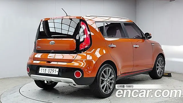 KIA SOUL 2017 — 49 662 км, оранжевый, Корея — под ключ — фото 4