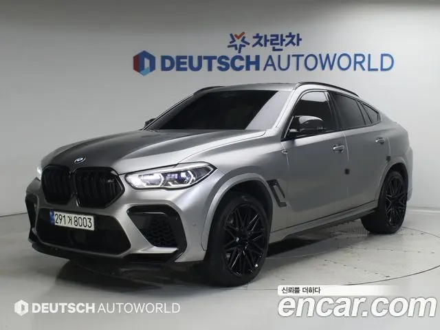 BMW X6M 2021 — 107 640 км, серебристо-серый, Корея — под ключ — фото 12