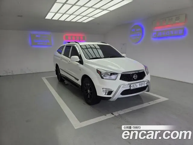 KGM KORANDO SPORTS 2016 — 137 630 км, белый, Корея — под ключ — фото 3