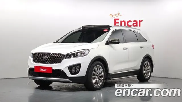 KIA SORENTO 2015 — 97 708 км, белый, Корея — под ключ — фото 1