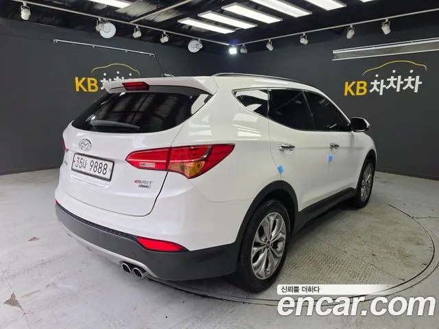 HYUNDAI SANTA FE 2015 — 90 127 км, белый, Корея — под ключ — фото 4